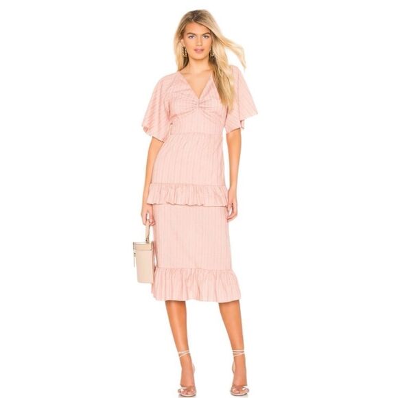 NWT Tularosa Everly Linen Blend Dress - Picture 1 of 10